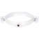 The chimney element Rommer RCA-6010-000003, mount to the wall, D = 100 mm, metal, white