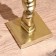 Antik candlestick 25 cm, aluminum