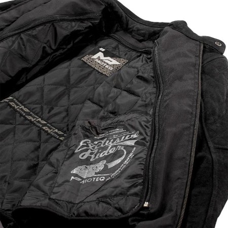 Armada leather jacket, 2xl size, black-5