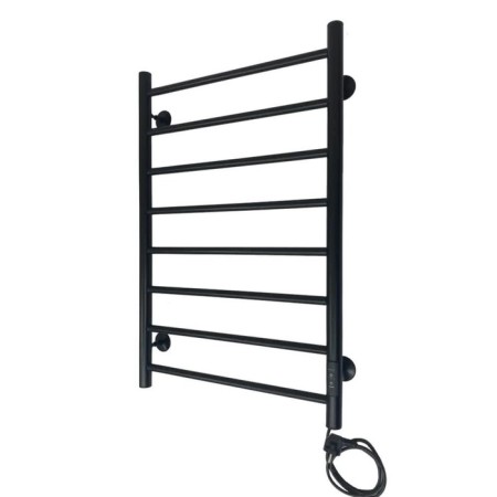 The electric heated towel -sprayer "Sanprise" Aurora P8, 500x800 mm, universal, black-1