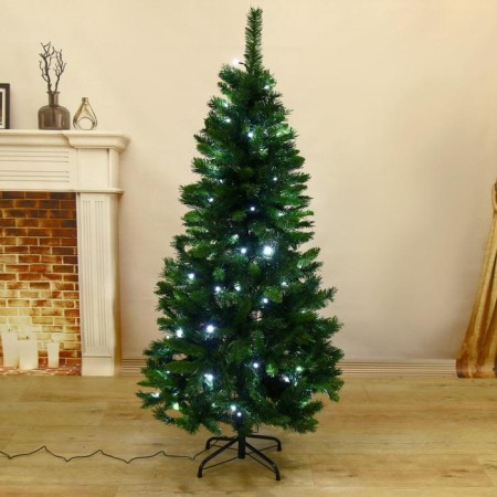 Fibrooptic Christmas tree "Exclusive" colored lights, 140 cm D of the lower tier 70 cm 380 branches-2