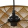 Lamp Bayerlux "Rombs" E27 40W Black gold 35x35x25-90cm