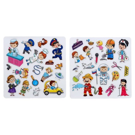 Magnetic book- toy "Profession" 8 p.-6