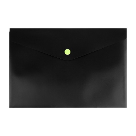 The Convert folder on the button, A5, 150 μm, Calligrata. black, opaque, buttons neon, mix-1