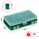 Helios equipment box double -sided, 14 x 8 x 4 cm, green