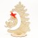 Wood painting for the New Year "New Year's Christmas tree", New Year's set for creativity