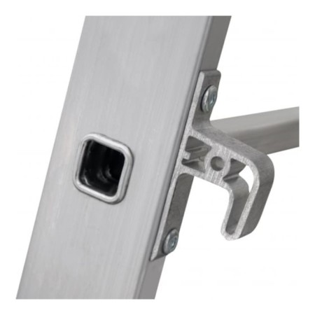 Staircase "New Height", aluminum, three -section, 3x9 steps-5
