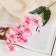 Artificial flowers "Amezialla orchid" 65 cm, pink