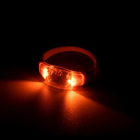 LED Bracelet Orange batteries CR2016x2, glow orange-1