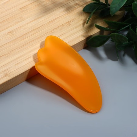 Huasha massage "Paw", 10 × 5 cm, orange color-2