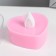 Nightmare "Candle Heart" LED 0.5W from 3XAG10 batteries pink 5x5x4 cm Risalux