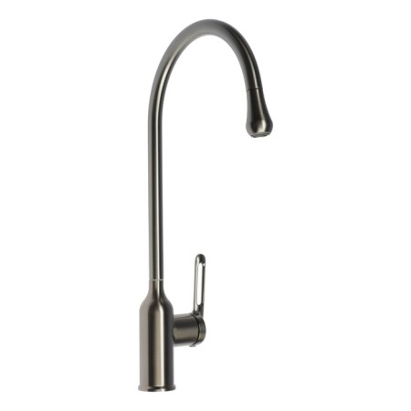 Kitchen mixer Zein Z3742, "Drop", single -leaf, pour height 26 cm, graphite-1
