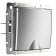 The socket is moisture. With ground. with defense. lid and curtains (silver matte) W1171265