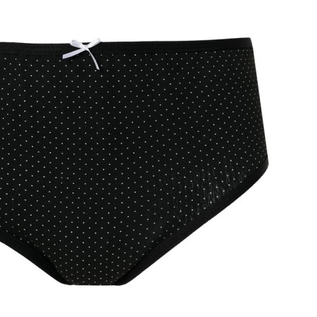 Panties female slips "peas", black color, size 50-1