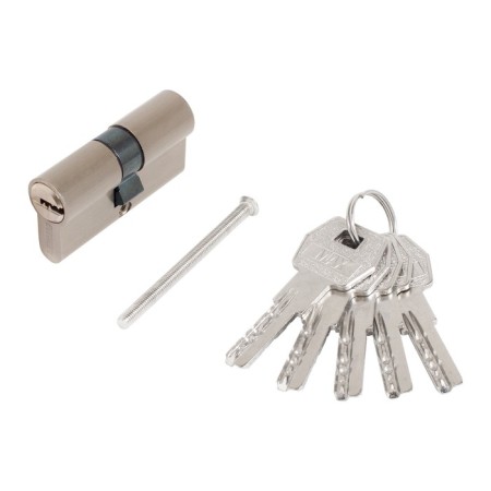 The cylinder mechanism standard Max, 60 mm (30x30), 5 keys, type key/key, matte nickel