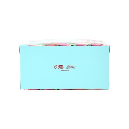 Capcake box, confectionery packaging, 2 cells “March 8”, 16 x 8 x 10 cm-3