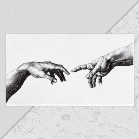 Tenle Ethel Hands "Hands" 70x130 cm, 100% cotton, 420 g/m2