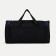Sports bag with lightning, with an increase, 3 outer pockets, a long belt, black/blue color
