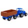 Tractor with trailer No. 1, blue color (in a net)
