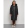 Coat insulated winter female, size 46, black color