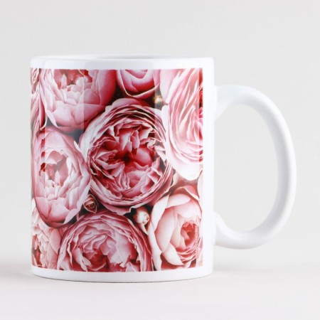 Ceramic mug "Maria. Tsveta", 320 ml, white color-2