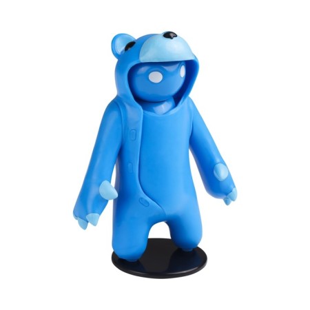 Gang Beasts figurine, with accessories, blue color, 11 cm