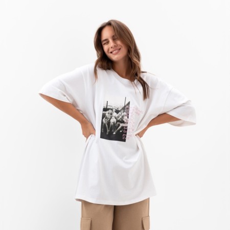 Women's T -shirt Mist Girl’s Rules, R.50, White