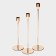 Set of candlesticks "Classic" 3 pcs 22.5/27/32.5x8cm
