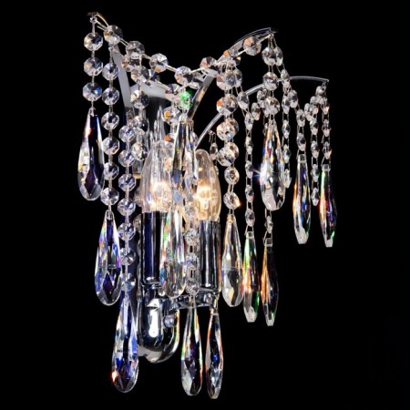 Sconces Citilux "Selena" CL302320, 26x30 cm, 2x40W, E14, color gray color-9