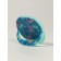 Pocket mirror “pattern”, with a stand, 8 × 8 cm, blue color