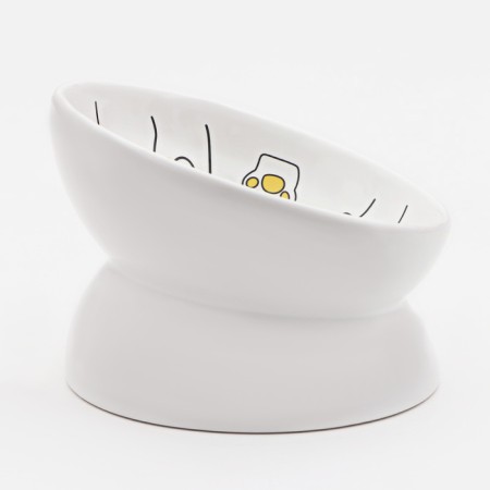 Ceramic “Kota Kota” bowl 150 ml 13 x 9 cm, white-3
