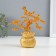 Souvenir Polystone, metal "Tree of life in a bag" 6x17x17 cm