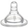 Set of silicone nipple, 2 pcs., Shg, Ø50mm, anti -bicolor., +6 months, fast stream