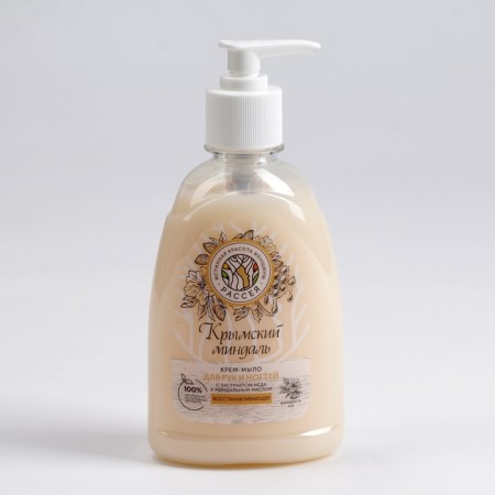 Cream-soap "dispersion", restoring, Crimean almonds, 300 ml