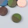 A set of beads for creativity wood "Flat round. Tick" set 10 pcs 2x2x0.5 cm