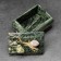 Corps "Ural" rectangular, coil, with decorative stone, 7.5x5x5x5.5 cm