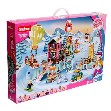 Designer Pink Dream "Ski -Summary Base", 1065 parts-4