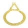 Collar - half -knitwear two -row, 50 cm, wire thickness 2.5 mm, golden