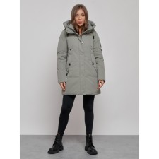 Winter Winter jacket, size 42, khaki color
