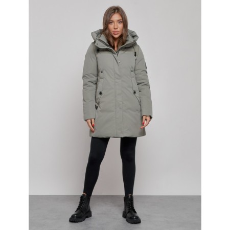 Winter Winter jacket, size 42, khaki color