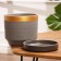Flower Pot "Brussels" gray gold cylinder No. 3, 2.6 liters