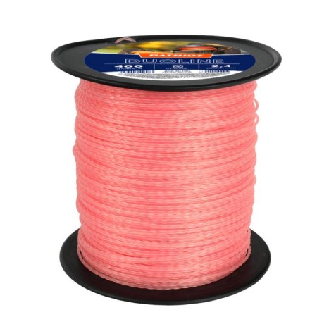 Patriot Duoline fishing line, d = 2.4 mm, 400 m, twisted square, two -tone
