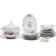 Dining Service 6/25 BERNADOTTE, Decor "Meissen Bouquet", 25 items