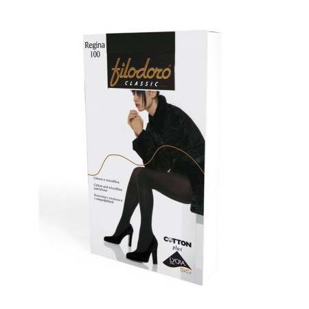 Women's tights Filodoro Regina, 100 Den, size 2, color Nero-1