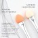 A set of applicators for shadows, bilateral, 5 pcs, 4.7 cm, silver color