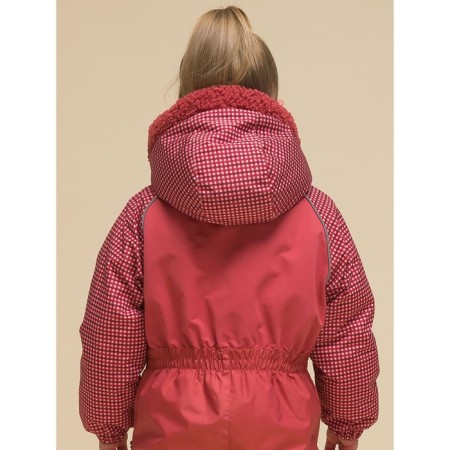 Combiason for girls, height 98 cm, red color-15
