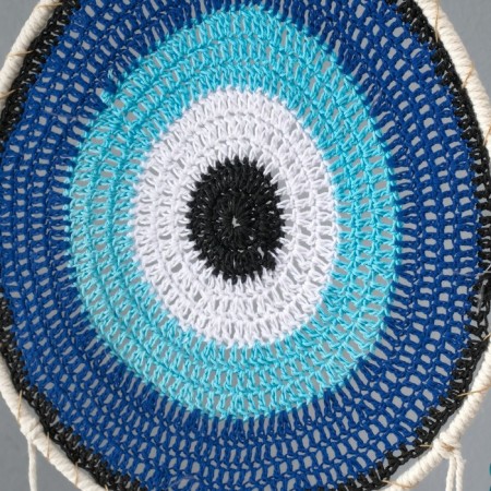 Dreams of Dreams from the evil eye "Nazar" with feathers 30x60 cm-2
