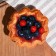 Fun "Basket with forest berries" 9x9x4.5cm
