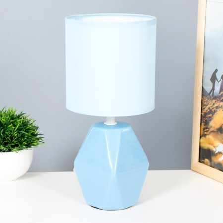 Latei table lamp E14 40W Blue 13x13x28 cm Risalux