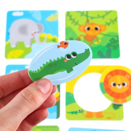 Soft puzzle for kids "Africa", according to the Segen method, 6 details, crush me-3